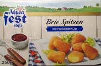 Zuckermenge drin Brie spitzen croquette au brie