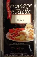 İçindeki şeker miktarı Fromage pour raclette chèvre