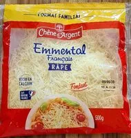 Sokerin määrä sisällä Emmental français râpé