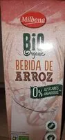 Suhkru kogus sees Bebida de arroz