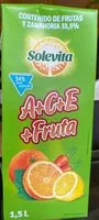 Amount of sugar in A+C+E+Fruta