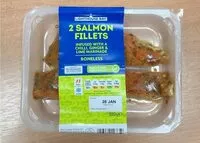Quantité de sucre dans 2 Salmon Fillets