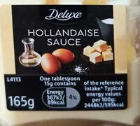 Amount of sugar in Hollandaise sauce