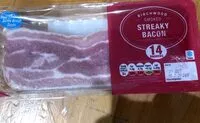 चीनी की मात्रा Smoked streaky bacon