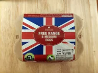 入っている砂糖の量 Free range medium eggs