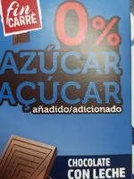 Zuckermenge drin Chocolate con leche 0% azúcar añadido