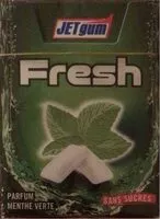 Jumlah gula yang masuk Chewing-gum