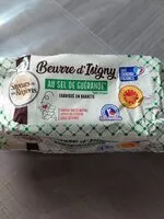 Jumlah gula yang masuk Beurre d'Isigny au sel de Guérande