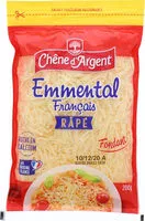 Quantité de sucre dans Emmental français râpé