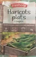 Sokerin määrä sisällä Haricots plats coupés