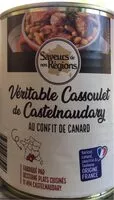 Sokerin määrä sisällä Veritable cassoulet de castelnaudary