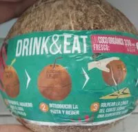 Sokerin määrä sisällä Coco orgánico fresco