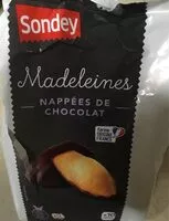 Quantité de sucre dans Madeleines nappées de chocolat