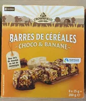 Количество сахара в Barres de céréales choco & banane