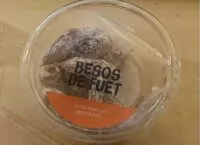 Sokerin määrä sisällä Besos de fuet