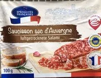 Quantité de sucre dans Saucisson sec d'Auvergne