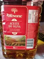 Quantité de sucre dans Aceite de oliva