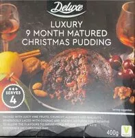 Amount of sugar in Luxury 9 month matured Christmas pudding