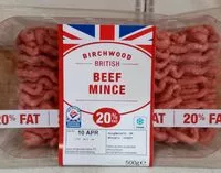 चीनी की मात्रा Beef mince