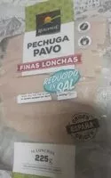 Suhkru kogus sees Pechuga de pavo finalmente lonchas