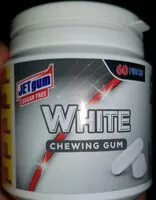 Jumlah gula yang masuk White Chewing Gum