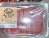 İçindeki şeker miktarı Escalopes de porc