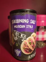 入っている砂糖の量 Seasoning salt mexican style