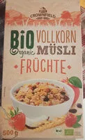 Amount of sugar in Bio Vollkornmüsli Früchte