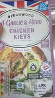 Cantidad de azúcar en Garlic and herbs chicken kievs