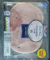 Suhkru kogus sees Cooked Ham