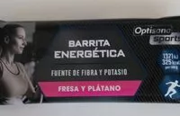入っている砂糖の量 Barrita energética