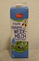 चीनी की मात्रा Frische fettarme Weidemilch (1,5% Fett; länger haltbar)