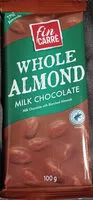 Cantidad de azúcar en fin CARRÉ Whole Almond Milk Chocolate