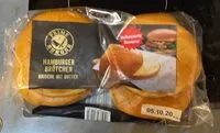 Sokerin määrä sisällä Hamburger Brötchen brioche