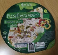 Suhkru kogus sees Pizza vegan poivrons grillés et oignons
