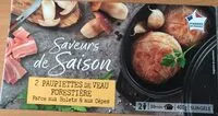 चीनी की मात्रा Paupiettes de veau forestière