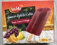 Zuckermenge drin Hroznovo citronovo pomerančový sorbet