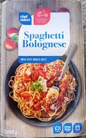 Количество сахара в Chef Select Italian Style Spaghetti Bolognese