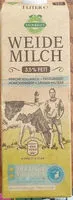 Количество сахара в Weidemilch