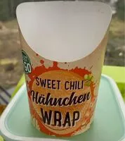 Zuckermenge drin Sweet Chili Hähnchen Wrap