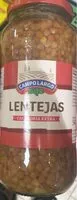 入っている砂糖の量 Lentejas categoria extra
