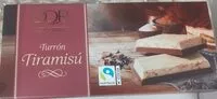 Suhkru kogus sees Turron tiramisú