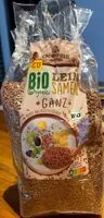 Suhkru kogus sees Leinsamen Bio Ganz