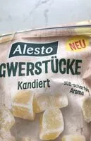 Zuckermenge drin Ingwerstücke kandiert