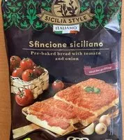 Suhkru kogus sees Sfincione Siciliano