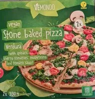 Suhkru kogus sees Stone baked vegan pizza - Verdura