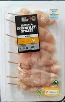 Suhkru kogus sees Hähnchen-Innenfiletspieße Klassik frisch