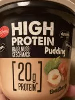 Quantité de sucre dans High Protein Pudding Hazelnut Flavour