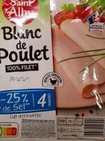 Suhkru kogus sees Blanc de poulet 100% filet
