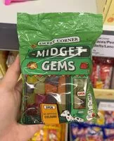 入っている砂糖の量 Midget Gems